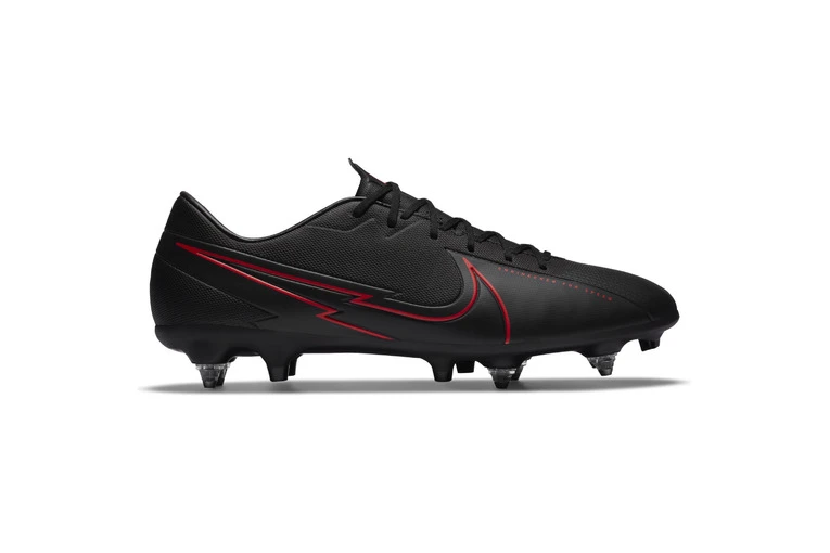 Nike Voetbalschoen Mercurial Vapor 13 Academy SG-PRO Anti-Clog Traction Zwart/rood
