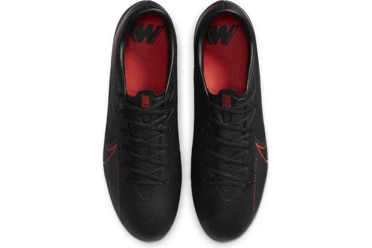 Nike Voetbalschoen Mercurial Vapor 13 Academy SG-PRO Anti-Clog Traction Zwart/rood - Afbeelding 4