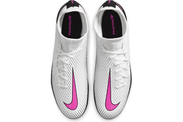 Nike Voetbalschoen Phantom GT Academy Dynamic Fit SG-PRO Anti-Clog Traction Wit/roze - Afbeelding 4