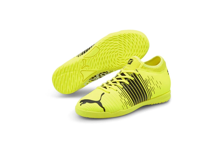 Puma Voetbalschoen Future Z 4.1 Jr Geel/zwart Kids - Afbeelding 4