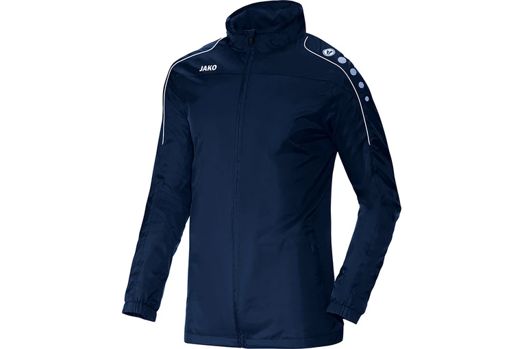 Jako Regenjas Team Marineblauw Junior + Senior