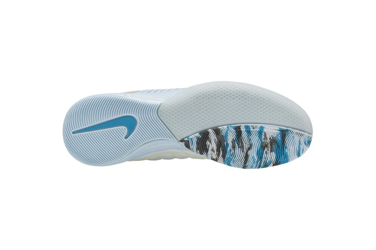 Nike Voetbalschoen Lunar Gato II IC Wit/blauw - Afbeelding 3