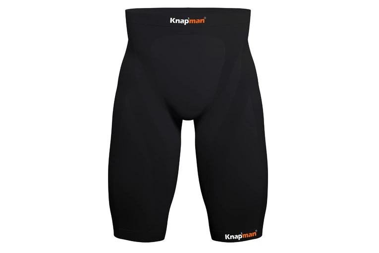 Knap'man Zoned Compressieshort USP 45% Zwart Heren