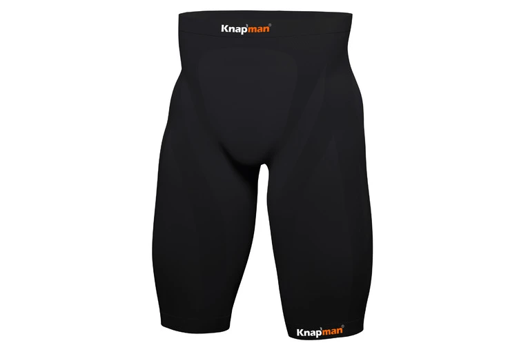 Knap'man Zoned Compressieshort USP 45% Zwart Heren - Afbeelding 2