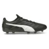 Puma King Platinum 21 FG/AG Voetbalschoen Zwart/wit
