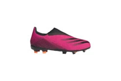 Adidas X Ghosted.3 Veterloos FG Voetbalschoen Roze/zwart Kids