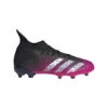Adidas Predator Freak.3 FG Voetbalschoen Zwart/roze Kids
