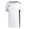Adidas Entrada 18 Voetbalshirt Wit/zwart Heren