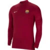 Nike FC Barcelona 2021/22 Strike Drill Top Noble Red Heren