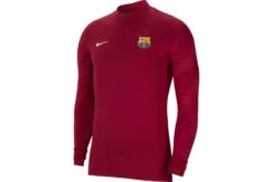 Nike FC Barcelona 2021/22 Strike Drill Top Noble Red Heren