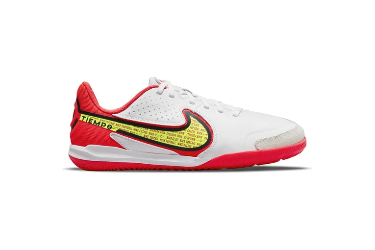Nike Jr. Tiempo Legend 9 Academy IC Voetbalschoen Wit/bright Crimson KIDS