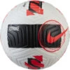 Nike Strike Voetbal Wit/zwart/rood