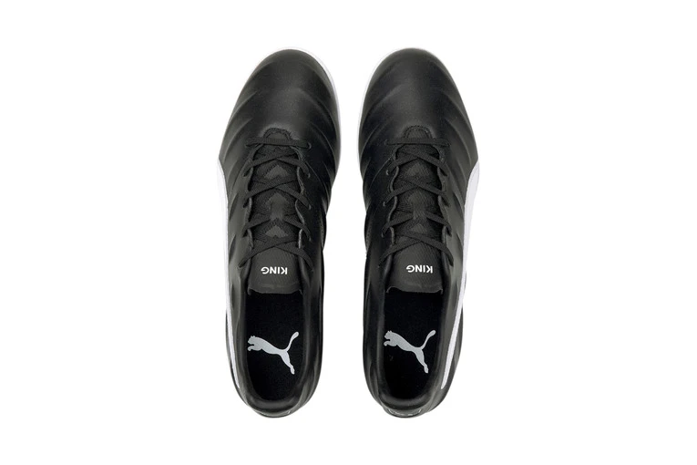 Puma King Pro 21 IT Voetbalschoen Zwart/wit - Afbeelding 4