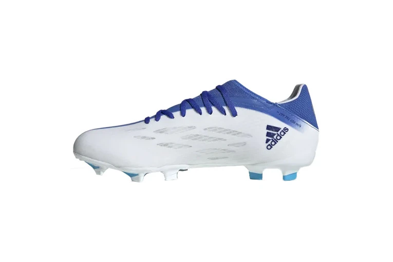 Adidas X Speedflow.3 FG Voetbalschoen Wit/blauw - Afbeelding 2