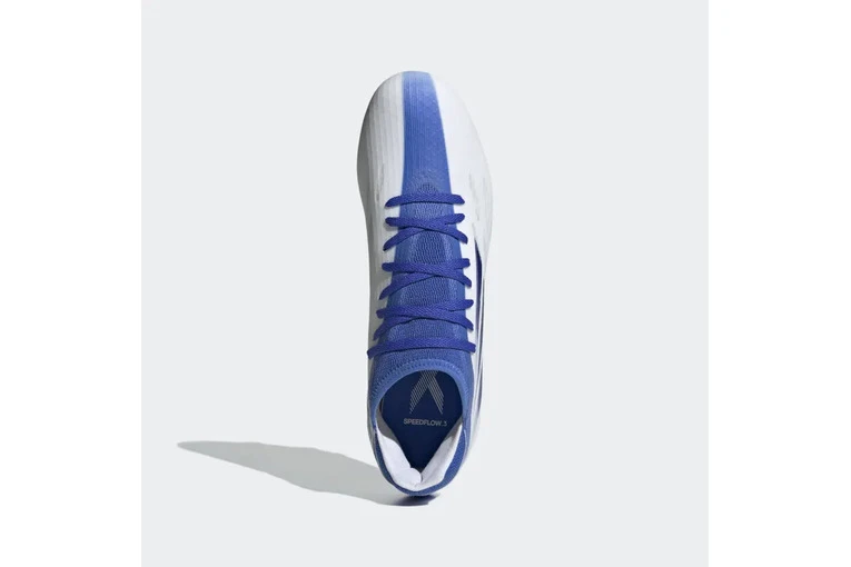 Adidas X Speedflow.3 FG Voetbalschoen Wit/blauw - Afbeelding 3