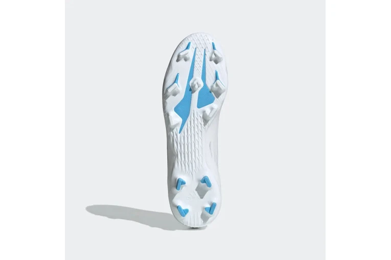 Adidas X Speedflow.3 FG Voetbalschoen Wit/blauw - Afbeelding 4