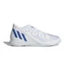 Adidas Predator Edge.3 IN Voetbalschoen Wit/blauw KIDS