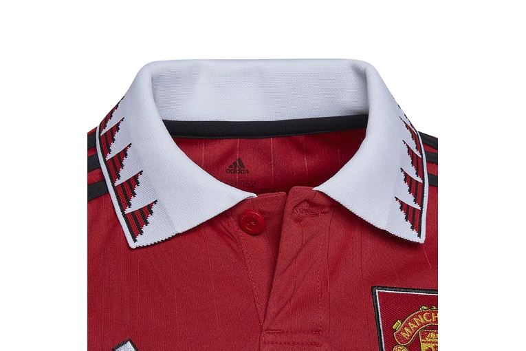 Adidas Manchester United 22/23 Thuisshirt Real Red KIDS - Afbeelding 5