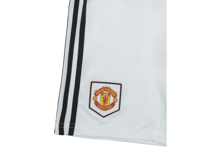 Adidas Manchester United 22/23 Thuisshort Wit KIDS - Afbeelding 4