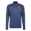 Adidas Manchester United Condivo 22 Training Longsleeve Crew Blue Heren