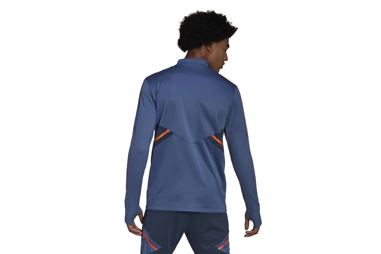 Adidas Manchester United Condivo 22 Training Longsleeve Crew Blue Heren - Afbeelding 3