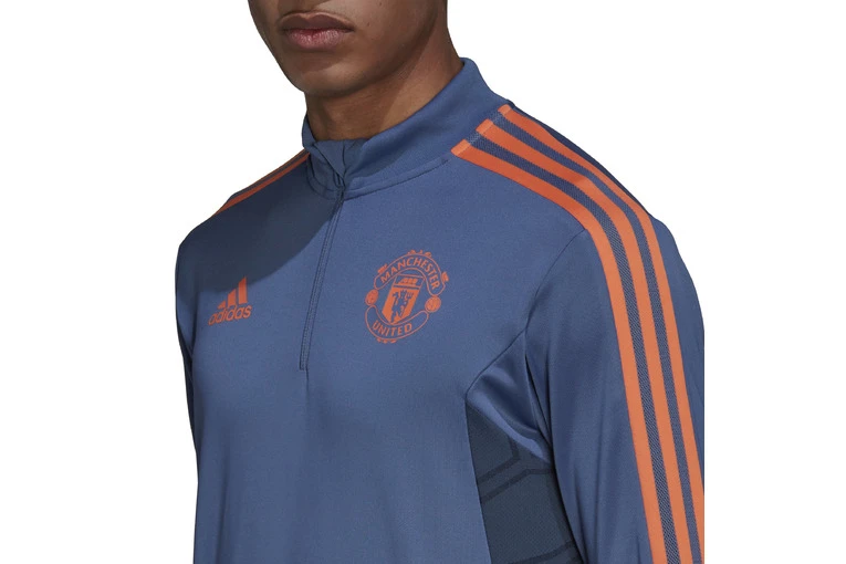 Adidas Manchester United Condivo 22 Training Longsleeve Crew Blue Heren - Afbeelding 4