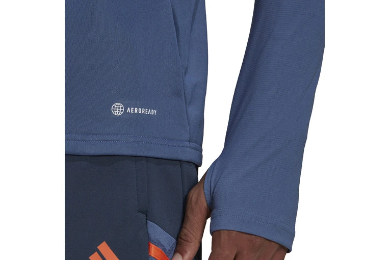 Adidas Manchester United Condivo 22 Training Longsleeve Crew Blue Heren - Afbeelding 5