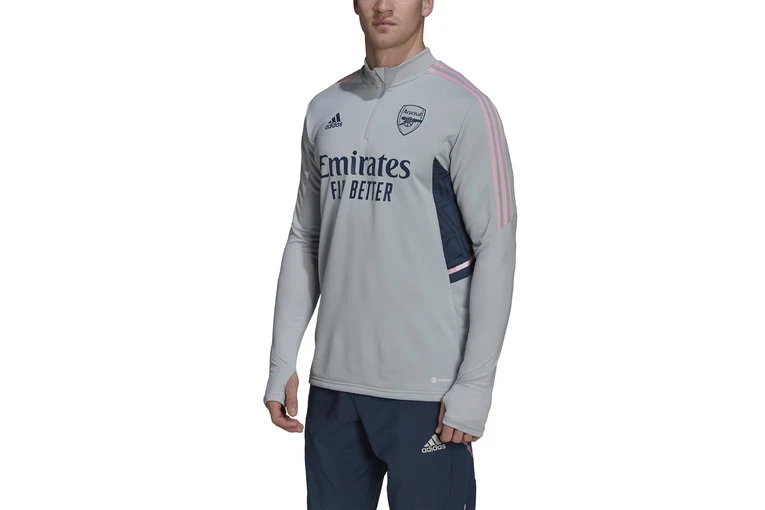 Adidas Arsenal Condivo 22 Training Longsleeve Clear Onix Heren - Afbeelding 2