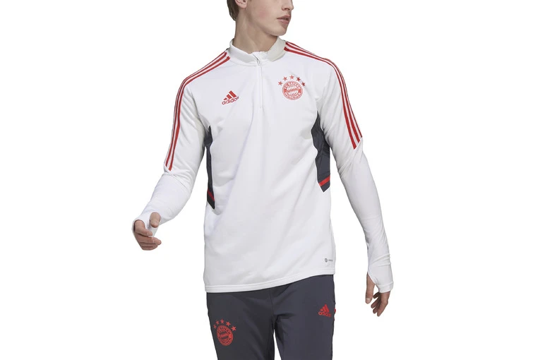 Adidas FC Bayern München Condivo 22 Training Sweater White Heren - Afbeelding 2
