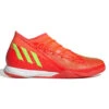 Adidas Predator Edge.3 IN Voetbalschoen Solar Red/groen