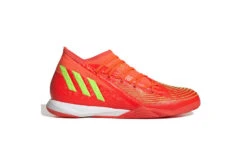 Adidas Predator Edge.3 IN Voetbalschoen Solar Red/groen