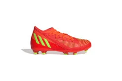 Adidas Predator Edge.3 Firm Ground Voetbalschoenen Solar Red KIDS