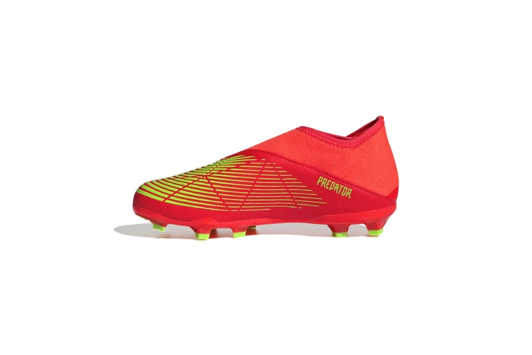 Adidas Predator Edge.3 Firm Ground Veterloze Voetbalschoenen Solar Red KIDS - Afbeelding 2