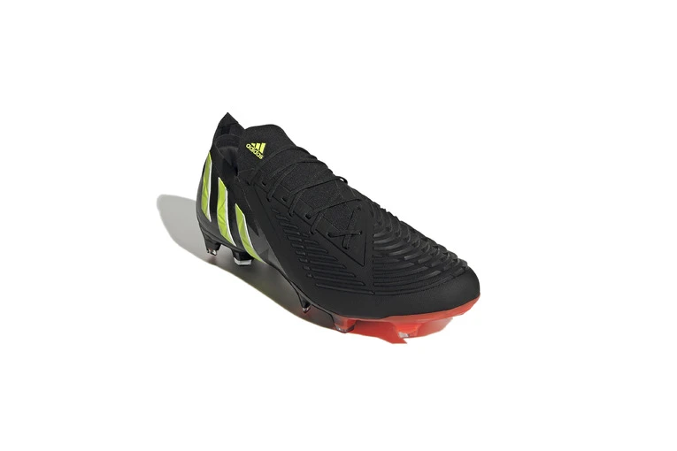 Adidas Predator Edge.1 Low FG Voetbalschoen Zwart/team Solar Yellow - Afbeelding 3
