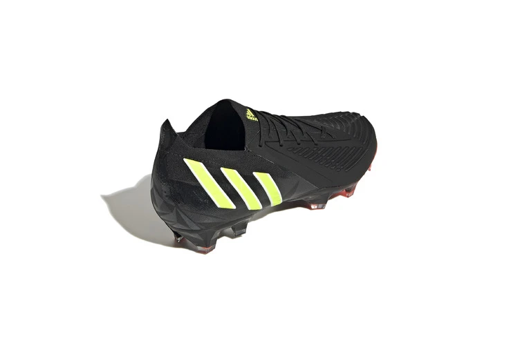 Adidas Predator Edge.1 Low FG Voetbalschoen Zwart/team Solar Yellow - Afbeelding 4