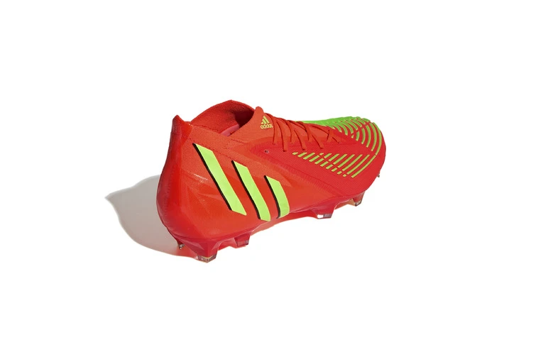 Adidas Predator Edge.1 FG Voetbalschoen Solar Red/groen - Afbeelding 4