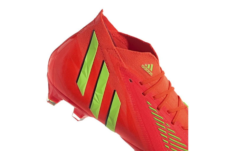 Adidas Predator Edge.1 FG Voetbalschoen Solar Red/groen - Afbeelding 5