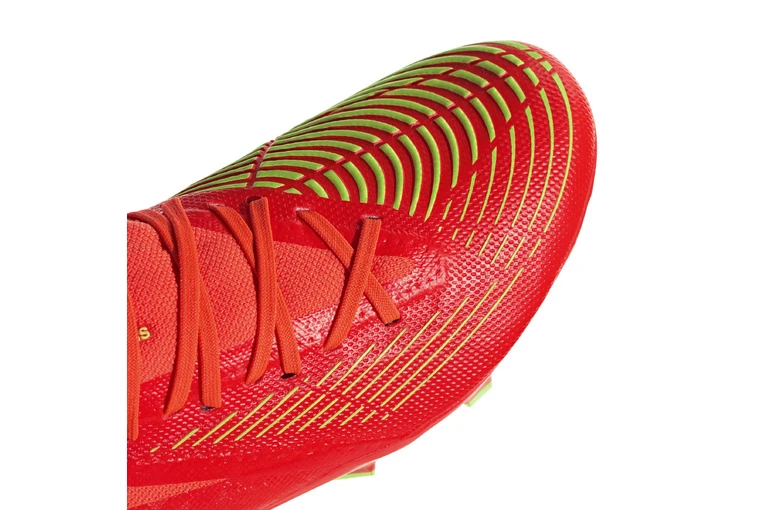 Adidas Predator Edge.3 FG Voetbalschoen Solar Red/groen - Afbeelding 5
