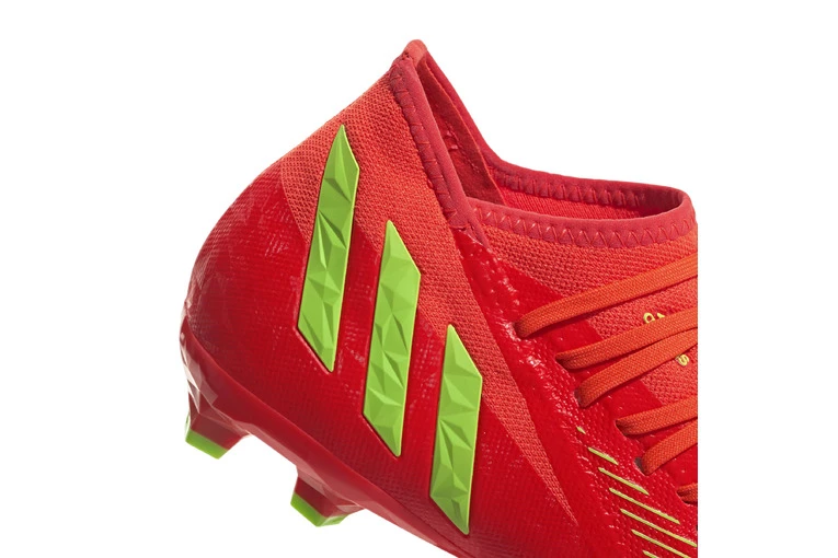 Adidas Predator Edge.3 FG Voetbalschoen Solar Red/groen - Afbeelding 6