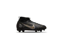 Nike Jr. Mercurial Superfly 8 Academy MG Voetbalschoen Zwart/goud KIDS