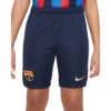 Nike FC Barcelona 22/23 Thuisshort Blauw KIDS