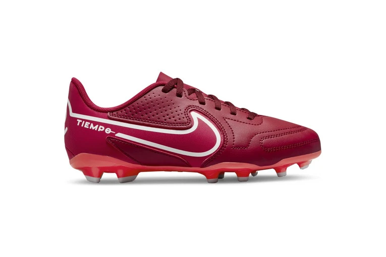 Nike Jr. Tiempo Legend 9 Club MG Voetbalschoen Rood KIDS