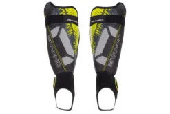 Stanno Pro Guard II Scheenbeschermers Zwart/neon Geel Kids + Volwassenen