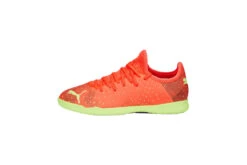 Puma FUTURE 4.4 IT Voetbalschoenen Fiery Coral-Fizzy Light-Puma Black-Salmon KIDS