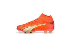 Puma ULTRA Pro FG/AG Voetbalschoenen Fiery Coral-Fizzy Light-Puma Black Heren
