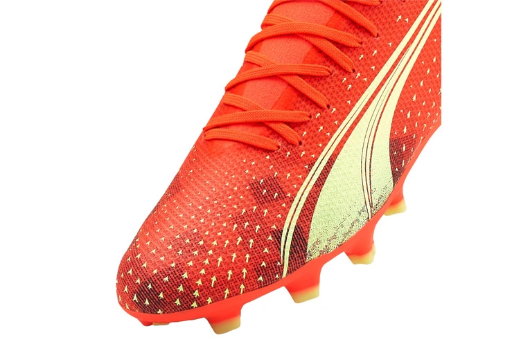 Puma ULTRA Match FG/AG Voetbalschoenen Fiery Coral-Fizzy Light-Puma Black Heren - Afbeelding 5