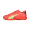 Puma ULTRA Play IT Voetbalschoenen Fiery Coral-Fizzy Light-Puma Black KIDS