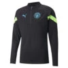 Puma Manchester City FC 22/23 1/4zip Trainingstop Zwart Heren