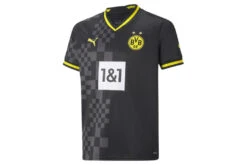 Puma Borussia Dortmund Uit 22/23 Replica Jersey Puma Black-Asphalt KIDS