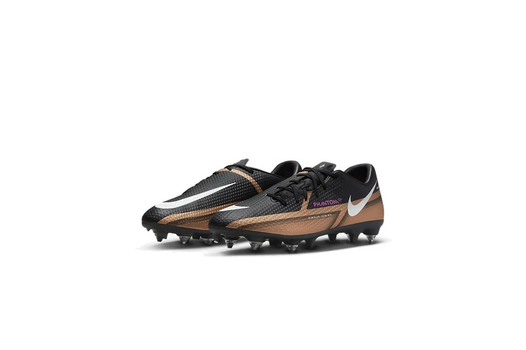 Nike Phantom GT2 Academy SG-Pro Anti-Clog Traction Voetbalschoenen Metallic Copper Heren - Afbeelding 3